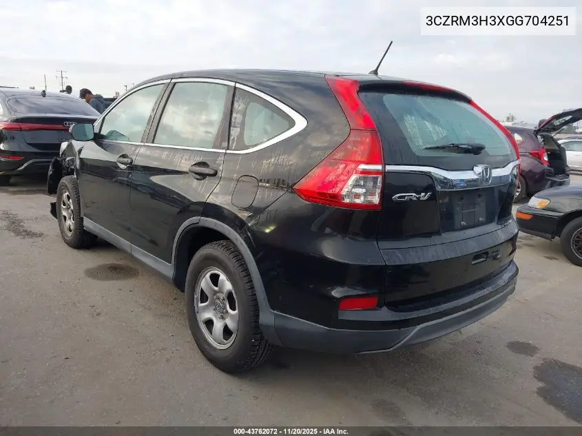 3CZRM3H3XGG704251 2016 Honda Cr-V Lx