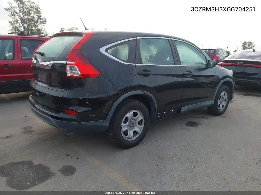 3CZRM3H3XGG704251 2016 Honda Cr-V Lx