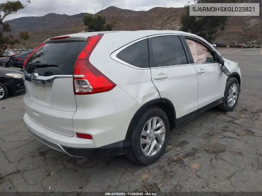 5J6RM3H5XGL023821 2016 Honda Cr-V Ex