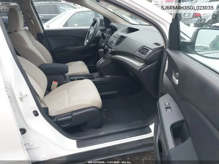 5J6RM4H35GL023035 2016 Honda Cr-V Lx