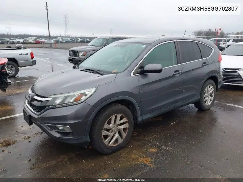 3CZRM3H58GG702807 2016 Honda Cr-V Ex