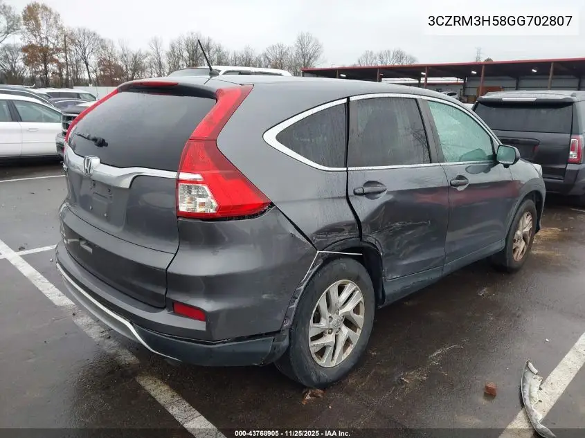 3CZRM3H58GG702807 2016 Honda Cr-V Ex