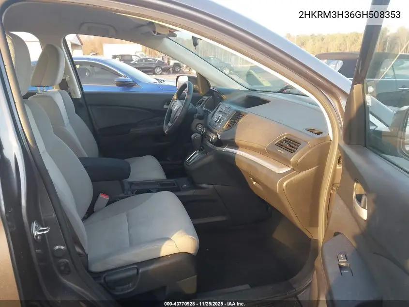 2HKRM3H36GH508353 2016 Honda Cr-V Lx