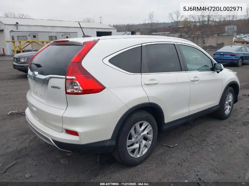 5J6RM4H72GL002971 2016 Honda Cr-V Ex-L