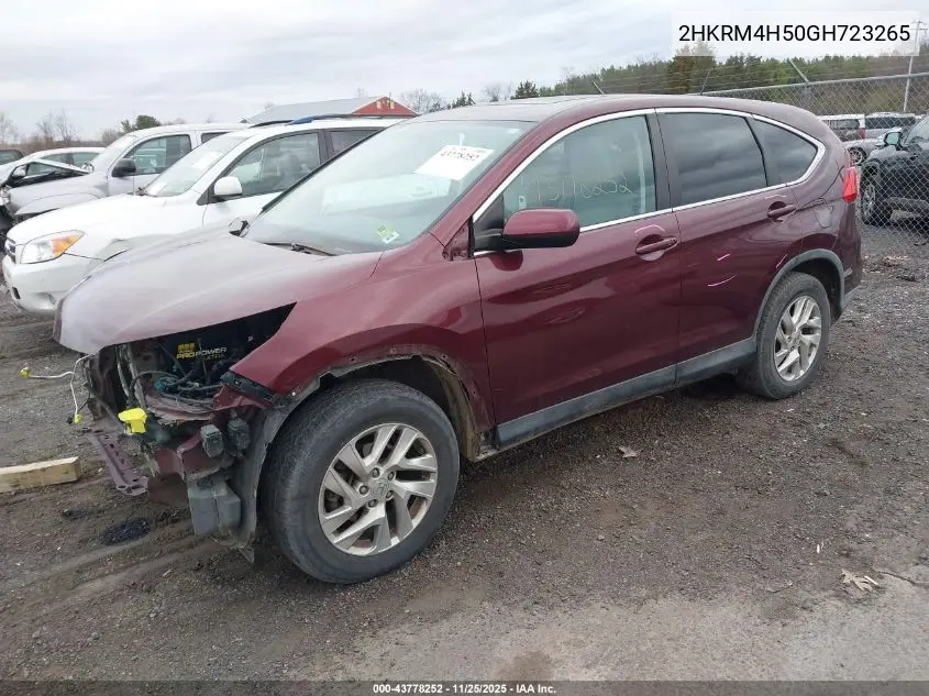 2HKRM4H50GH723265 2016 Honda Cr-V Ex
