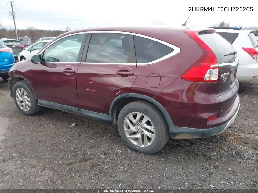 2HKRM4H50GH723265 2016 Honda Cr-V Ex