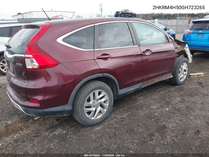 2HKRM4H50GH723265 2016 Honda Cr-V Ex