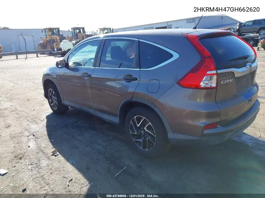 2HKRM4H47GH662620 2016 Honda Cr-V Se