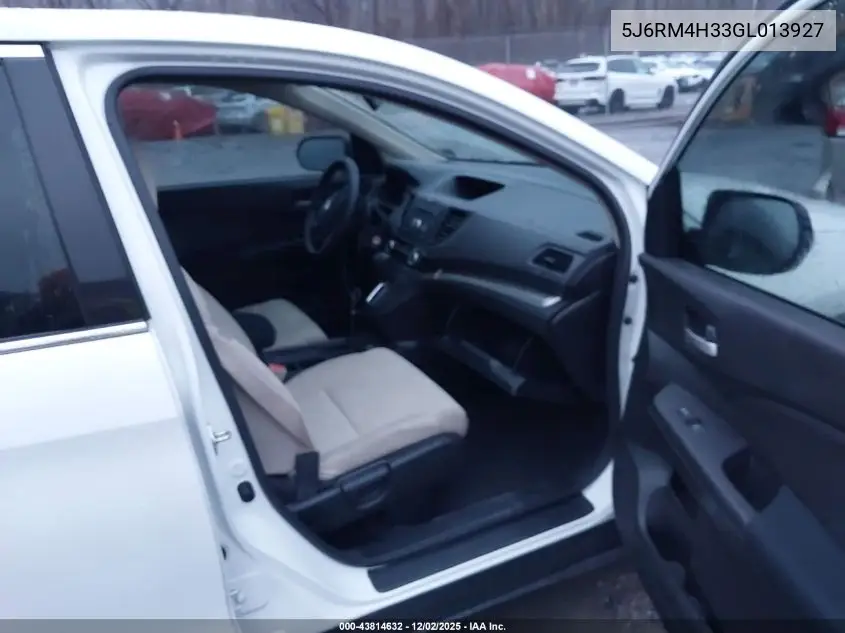5J6RM4H33GL013927 2016 Honda Cr-V Lx