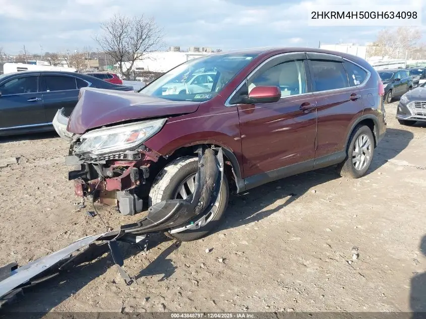 2HKRM4H50GH634098 2016 Honda Cr-V Ex