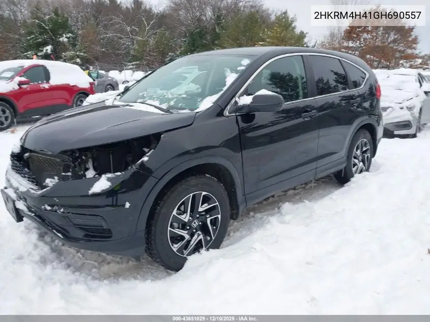 2HKRM4H41GH690557 2016 Honda Cr-V Se