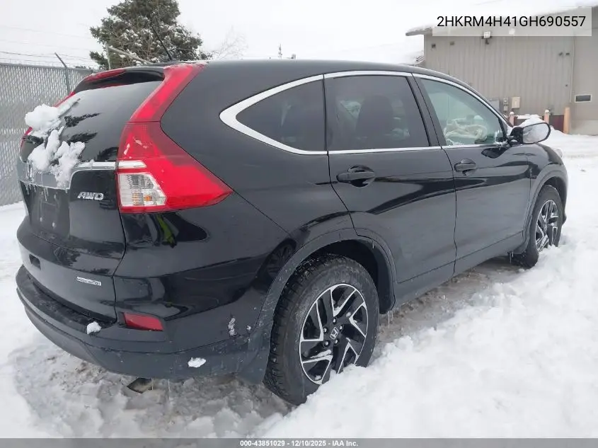 2HKRM4H41GH690557 2016 Honda Cr-V Se