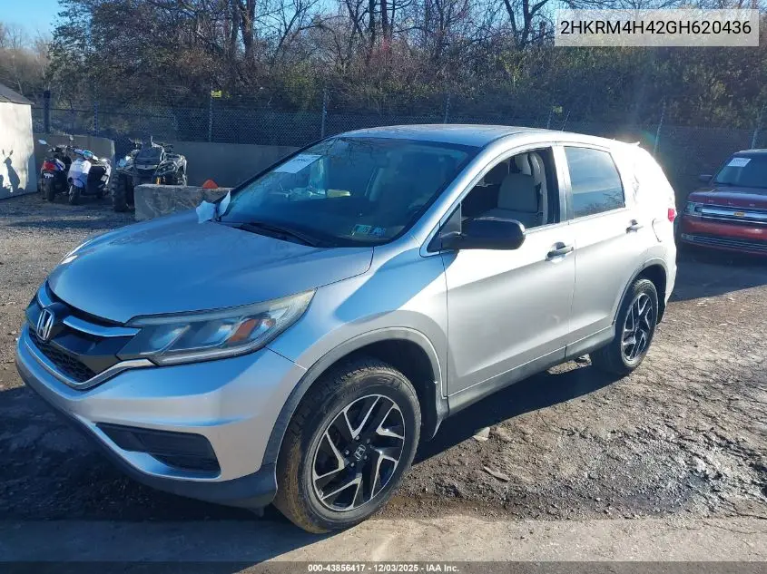 2HKRM4H42GH620436 2016 Honda Cr-V Se