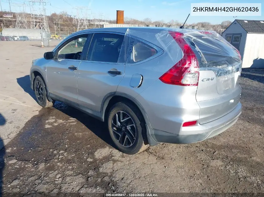 2HKRM4H42GH620436 2016 Honda Cr-V Se