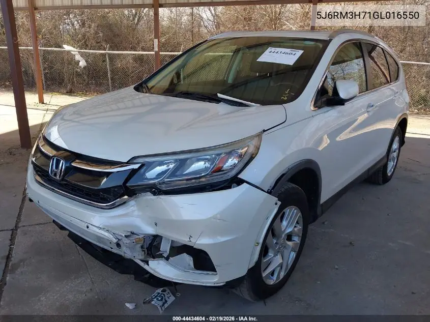 5J6RM3H71GL016550 2016 Honda Cr-V Ex-L