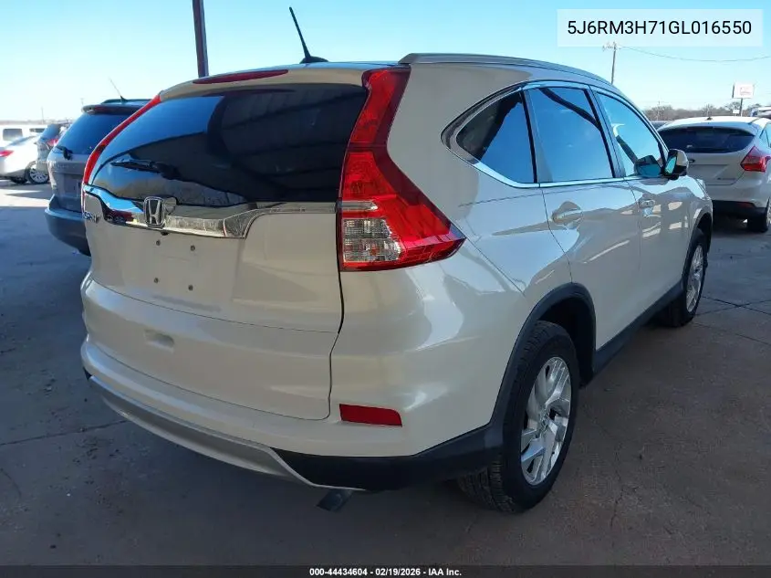 5J6RM3H71GL016550 2016 Honda Cr-V Ex-L