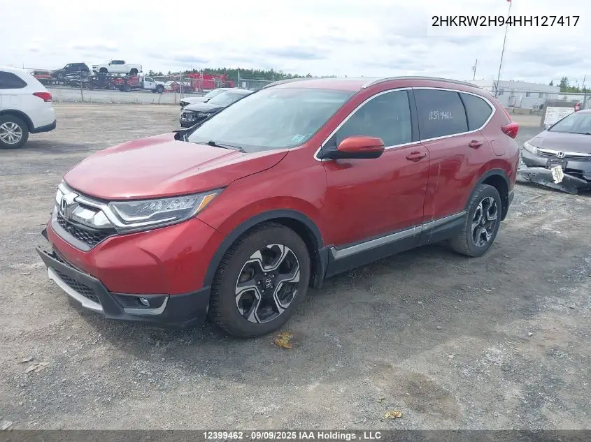 2HKRW2H94HH127417 2017 Honda Cr-V Touring