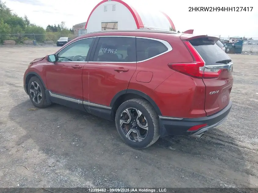 2HKRW2H94HH127417 2017 Honda Cr-V Touring