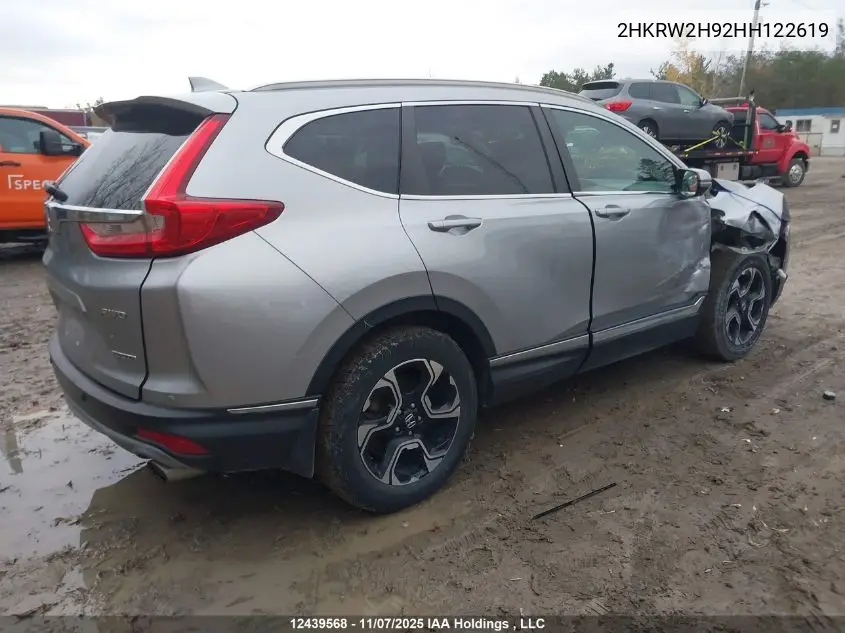 2HKRW2H92HH122619 2017 Honda Cr-V Touring