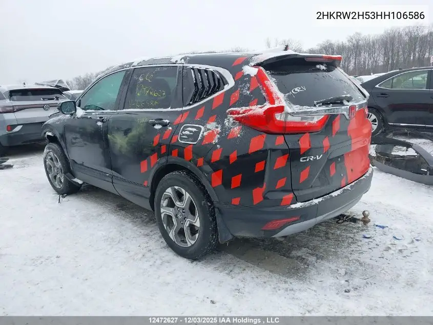 2HKRW2H53HH106586 2017 Honda Cr-V Ex