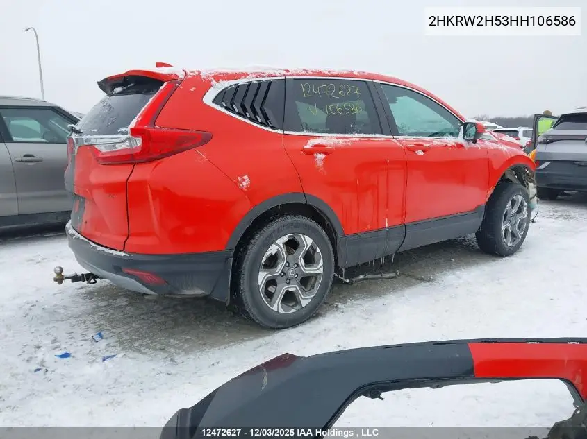 2HKRW2H53HH106586 2017 Honda Cr-V Ex