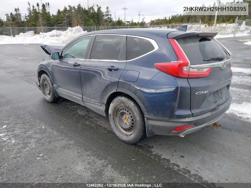 2HKRW2H29HH108395 2017 Honda Cr-V Lx