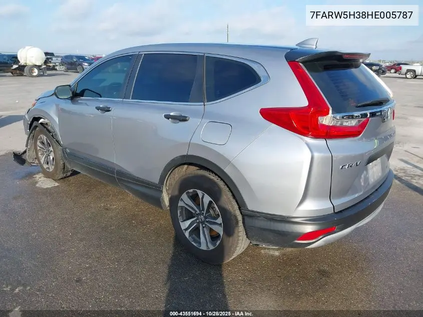 7FARW5H38HE005787 2017 Honda Cr-V Lx