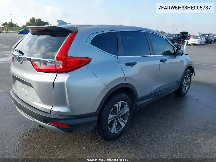 7FARW5H38HE005787 2017 Honda Cr-V Lx