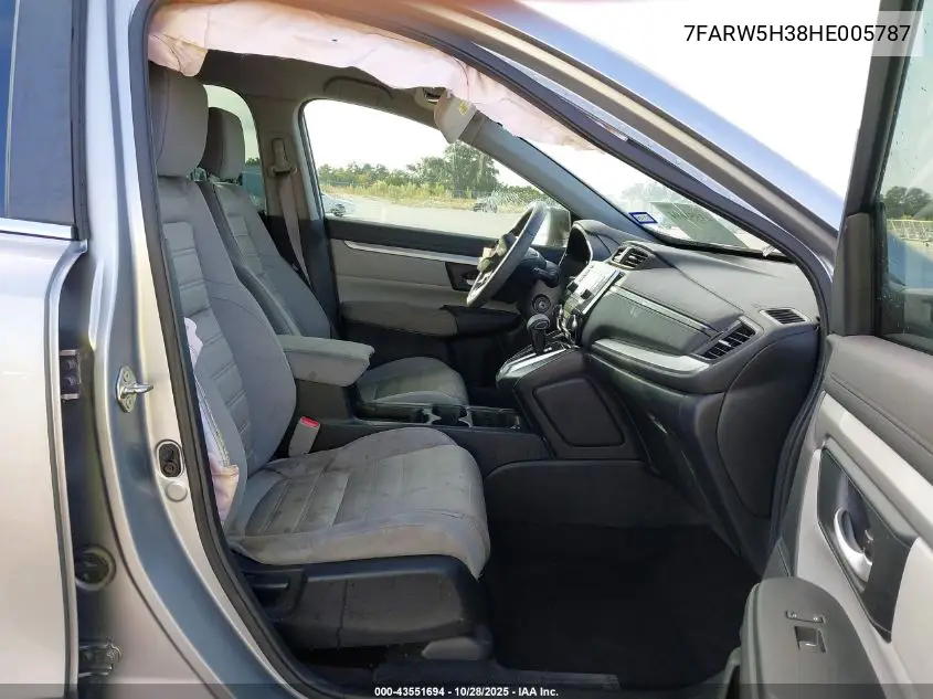 7FARW5H38HE005787 2017 Honda Cr-V Lx