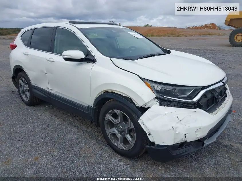 2HKRW1H80HH513043 2017 Honda Cr-V Ex-L/Ex-L Navi