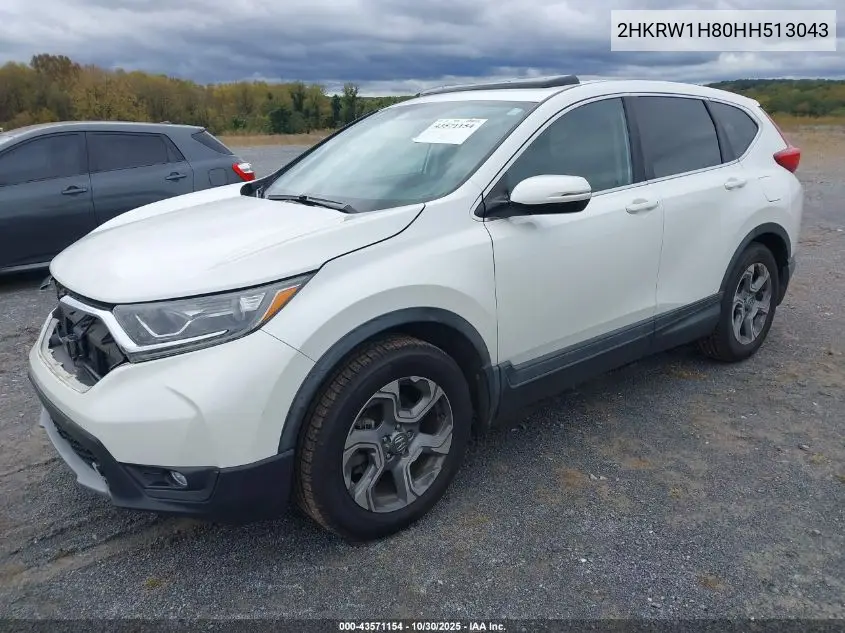 2HKRW1H80HH513043 2017 Honda Cr-V Ex-L/Ex-L Navi