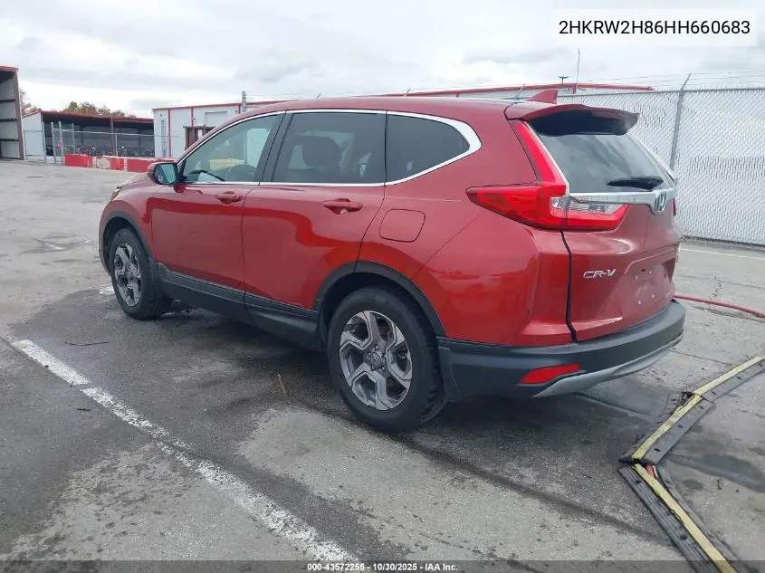 2HKRW2H86HH660683 2017 Honda Cr-V Ex-L/Ex-L Navi