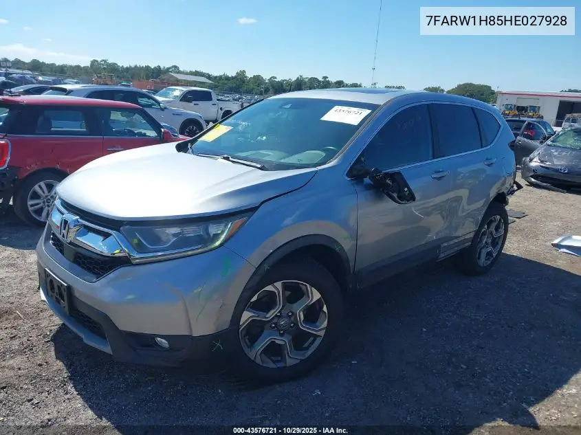 7FARW1H85HE027928 2017 Honda Cr-V Ex-L/Ex-L Navi