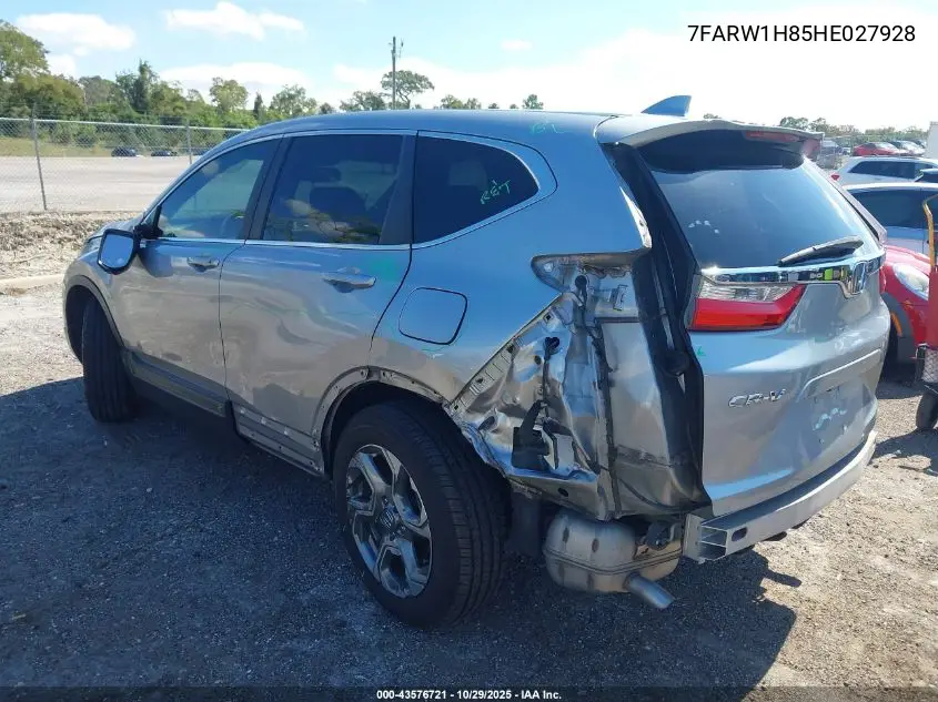 7FARW1H85HE027928 2017 Honda Cr-V Ex-L/Ex-L Navi