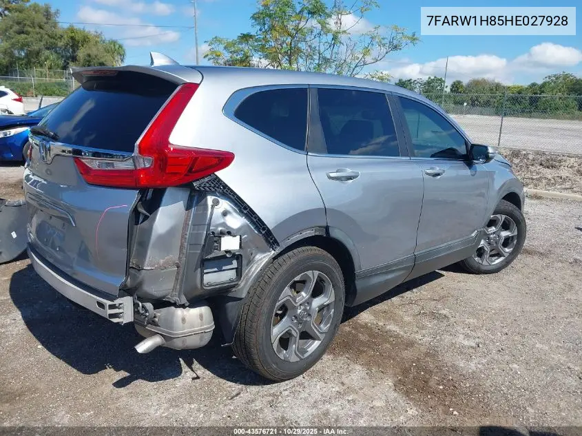 7FARW1H85HE027928 2017 Honda Cr-V Ex-L/Ex-L Navi