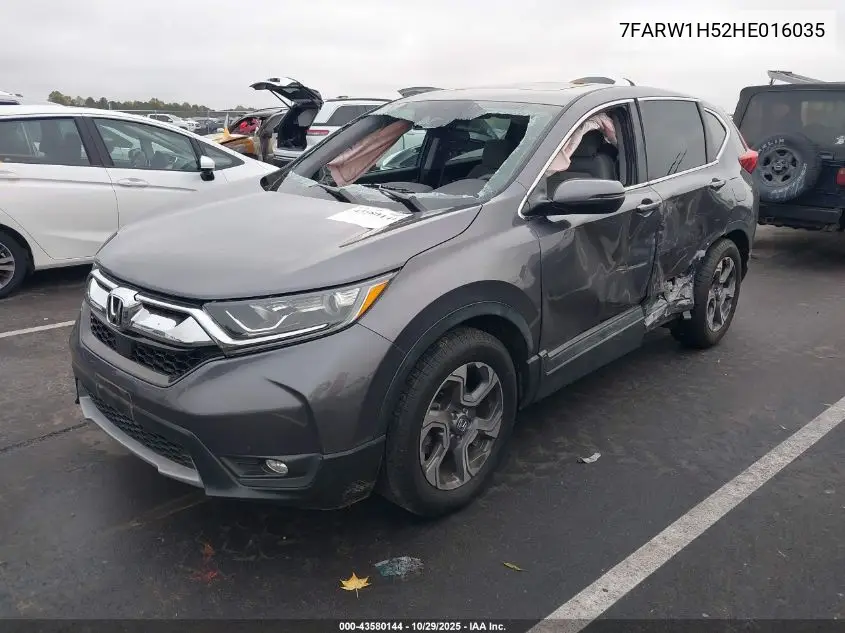 7FARW1H52HE016035 2017 Honda Cr-V Ex