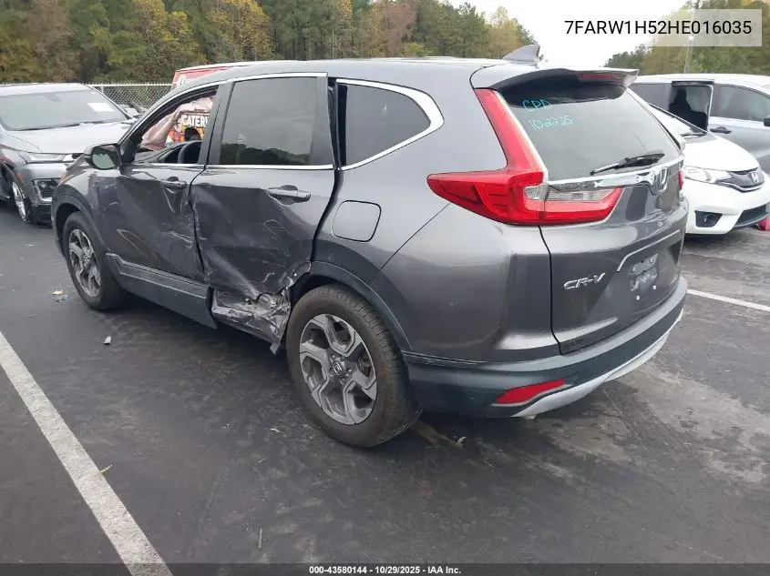 7FARW1H52HE016035 2017 Honda Cr-V Ex