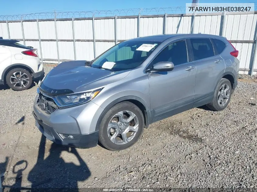 7FARW1H83HE038247 2017 Honda Cr-V Ex-L/Ex-L Navi