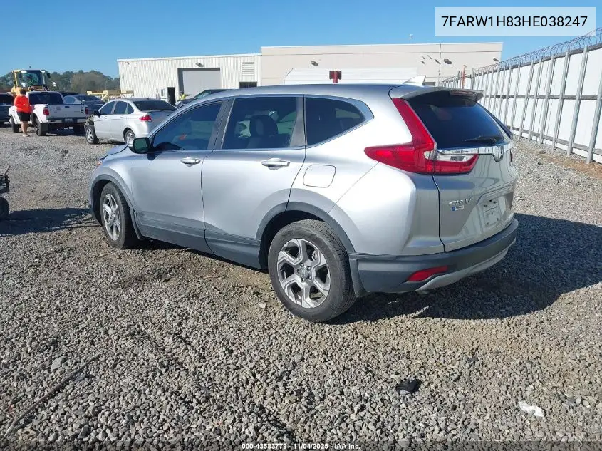 7FARW1H83HE038247 2017 Honda Cr-V Ex-L/Ex-L Navi
