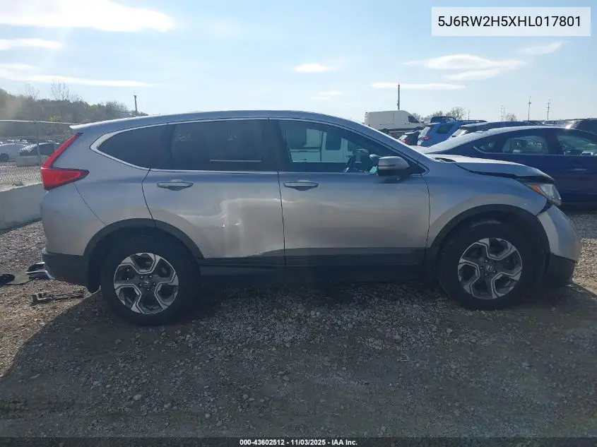 5J6RW2H5XHL017801 2017 Honda Cr-V Ex