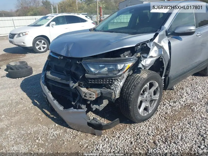 5J6RW2H5XHL017801 2017 Honda Cr-V Ex