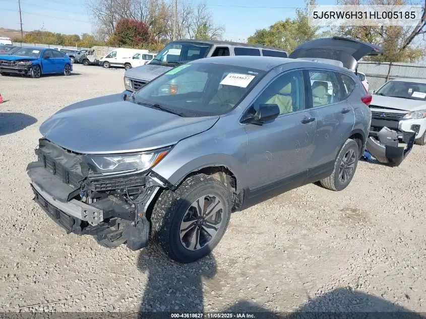 5J6RW6H31HL005185 2017 Honda Cr-V Lx