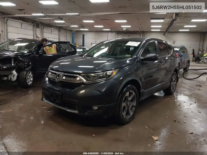 5J6RW2H55HL051502 2017 Honda Cr-V Ex