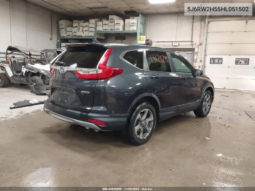 5J6RW2H55HL051502 2017 Honda Cr-V Ex