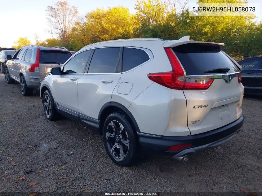 5J6RW2H95HL058078 2017 Honda Cr-V Touring