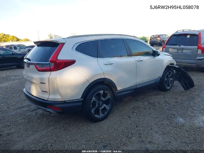 5J6RW2H95HL058078 2017 Honda Cr-V Touring