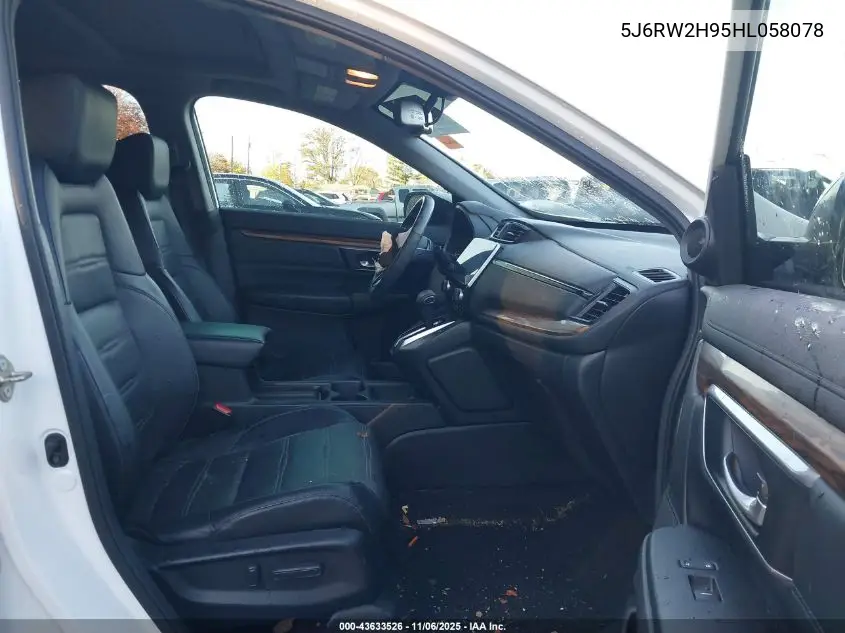 5J6RW2H95HL058078 2017 Honda Cr-V Touring