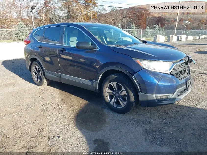 2HKRW6H31HH210113 2017 Honda Cr-V Lx