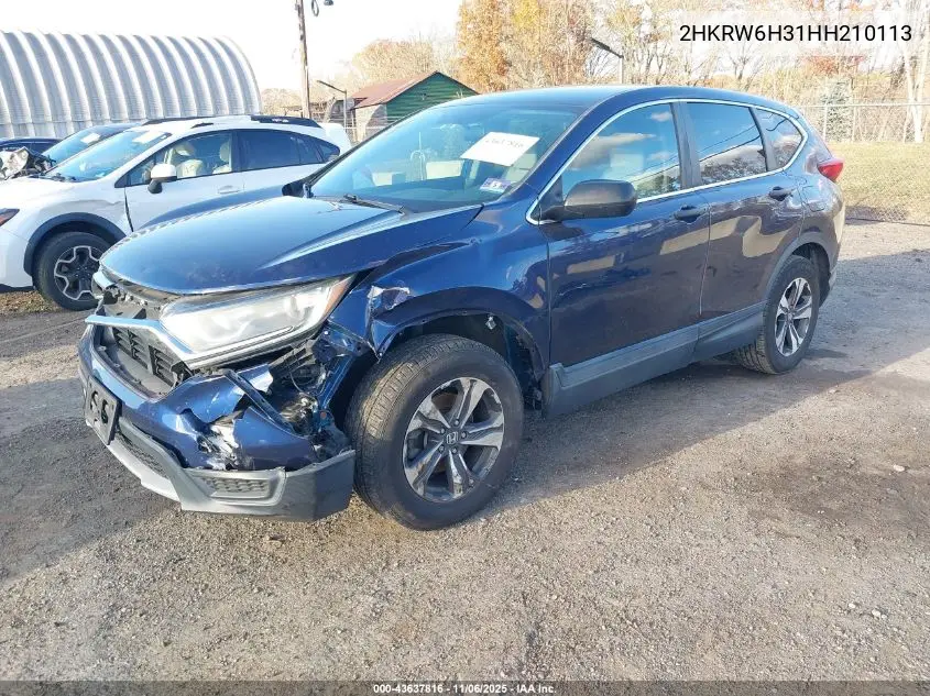 2HKRW6H31HH210113 2017 Honda Cr-V Lx