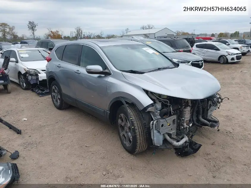 2HKRW2H57HH634065 2017 Honda Cr-V Ex